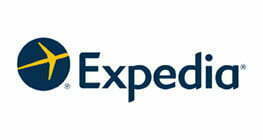Expedia logo for ANGiE business travel platform